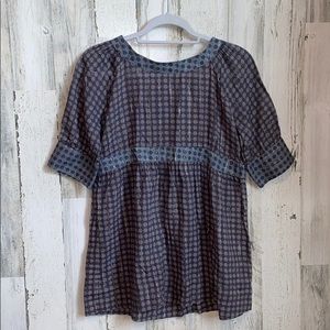 Fossil | 3/4 Sleeve Button Blouse